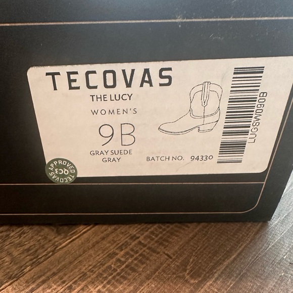 Women’s Tecovas “The Lucy” Boot Booties - Size 9 - Gray Suede - BNIB never worn - Picture 3 of 4
